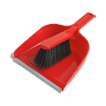 Szemeteslapát műanyag + kefe szett