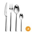 Fiskars Functional Form fényes evőeszköz készlet 6 teríték (24 részes)