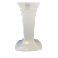 Sírváza Etna, talpas, fehér (30 cm)