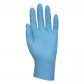 NITRIL KÉK VIZSGÁLÓKESZTYŰ, PÚDEROZOTT (100 db, S)