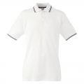 Teniszpóló Fruit Of The Loom Tipped Polo (white-navy, XL)
