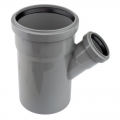 PVC lefolyóág 110/50x45 fok