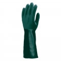 MÁRTOTT POLIMER KESZTYŰ, ZÖLD, VEGYSZERÁLLÓ, 40CM_9