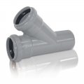 PVC lefolyóág 40/40x45 fok