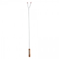Nyárs, szalonnasütéshez, villás (76 cm)