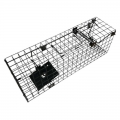 Élvefogó állatcsapda, fém, szögletes (15x15x51 cm)