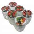 Befőttes üveg (720 ml) + tető